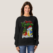 Sweatshirt Water Polo  Xmas Decorations Santa Water Polo Chri (Devant entier)