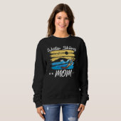 Sweatshirt Water Skiing Mom Waterskiing Water Skiing Mothers  (Devant entier)