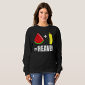 Sweatshirt Watermelon Mustard Challenge Tik 1 (Devant entier)