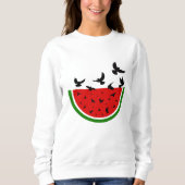 Sweatshirt Watermelon of Freedom – Palestinian Symbol of Hope (Devant)