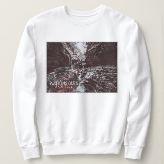 SWEATSHIRT WATKINS GLEN - NEW YORK US (Design devant)