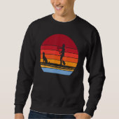 Sweatshirt Wave riding SUP with dog stand up paddle dog cool  (Devant)