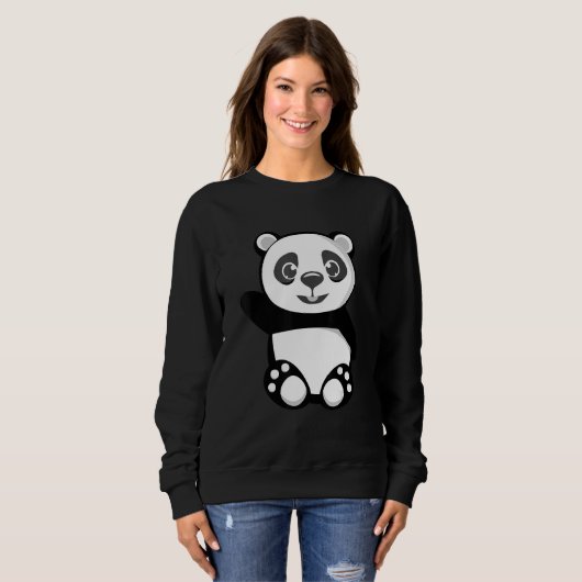 Sweatshirt Waving Panda (Devant entier)