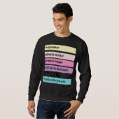 Sweatshirt Way Maker Miracle Worker Promise Keeper John 316 C (Devant entier)