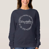 SWEATSHIRT WAYMAKER BIBLE VERSE (Devant)