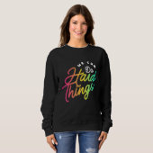 Sweatshirt We Can Do Hard Things Teacher Back to School Teach (Devant entier)