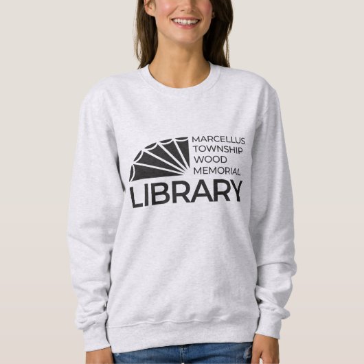 Sweatshirt We Grow Readers at this Library (Devant)