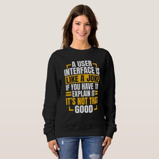 Sweatshirt Web Developer Software Site Web Programmer Coder C (Devant entier)