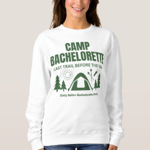 Sweatshirt Week-end de célibataire au Modern Green Camp