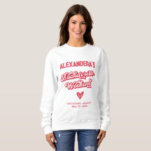 Sweatshirt Week-end de fête pour l'enterrement de vie de jeun