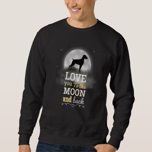 Sweatshirt Weimaraner Dog Breed 3 (Devant)