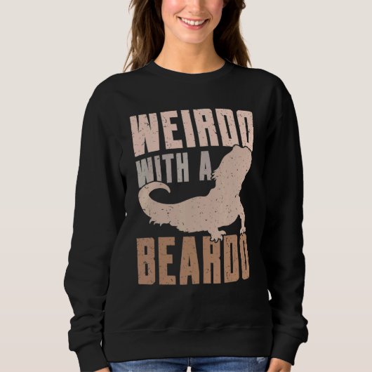 Sweatshirt Weirdo Avec Un Beardo Dragon Lizard Gecko P (Devant)