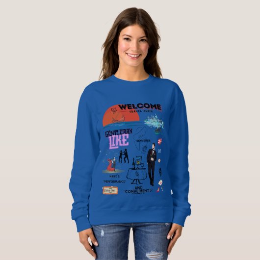 SWEATSHIRT WELCOME AGAIN (Devant entier)