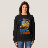 Sweatshirt Welcome Back to School School Bus Driver Boys girl (Devant entier)