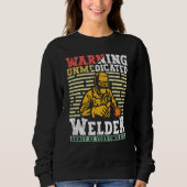 Sweatshirt Welder Apparel Welding Blacksmith Metal Worker for (Devant)