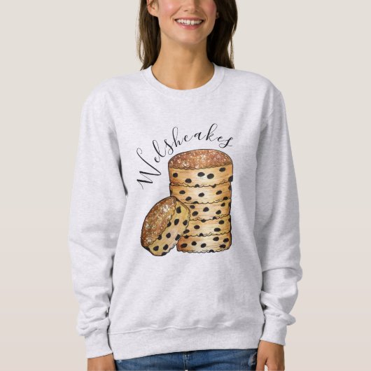 Sweatshirt Welsh Cakes Welshcakes Wales UK British Food (Devant)