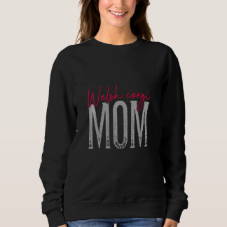 Sweatshirt Welsh Corgi Maman Chien Chien Chien Chien Maman Vê