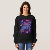 Sweatshirt We're the good old times 1980s synthwave retro (Devant entier)