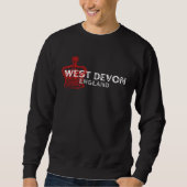 Sweatshirt WEST DEVON England Crown Badge (Devant)