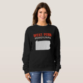 Sweatshirt West Penn Pennsylvania USA State America Travel (Devant entier)