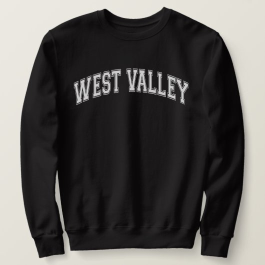 Sweatshirt WEST VALLEY University Style America College (Design devant)