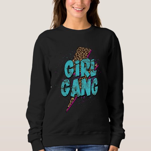Sweatshirt Western Boho Leopard Turquoise Rodeo Girl Horse Co (Devant)