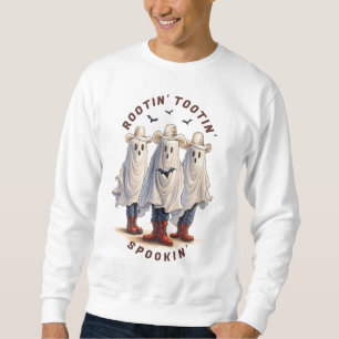 Sweatshirt Western Ghosts Personnalisé Rootin Tootin Spookin