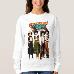 Sweatshirt Western Vintage Cowgirl Rodeo Queen
