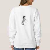 Sweatshirt Western Vintage Cowgirl Rodeo Queen (Dos)
