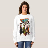 Sweatshirt Western Vintage Cowgirl Rodeo Queen (Devant entier)