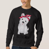 Sweatshirt Westie Mom West Highland White Terrier Chien 1 (Devant)