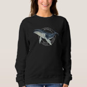 Sweatshirt Whale  Hello There    Humpback Whale Pun (Devant)