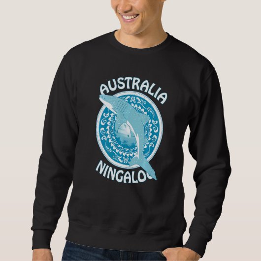 Sweatshirt Whale Shark Ningaloo Australia (Devant)