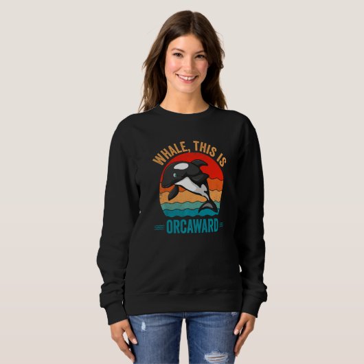 Sweatshirt Whale This Is Orcaward Orca (Devant entier)