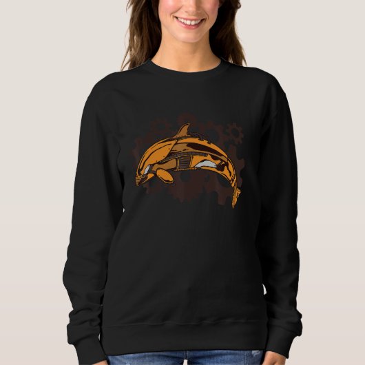 Sweatshirt Whale underwater world ocean Orca 1 (Devant)