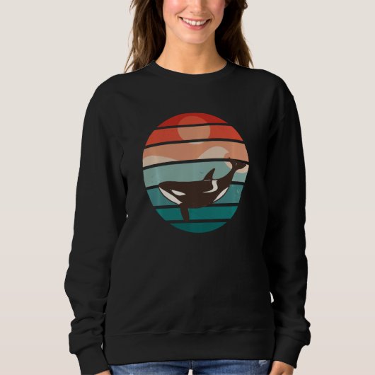 Sweatshirt Whale underwater world ocean Orca Pul Hoodie 1 (Devant)