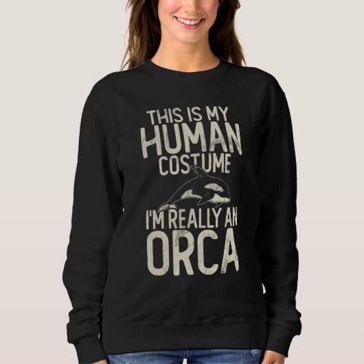 Sweatshirt Whales Watch Dolphin Pottwhal  Saying Orca Whale   (Devant)