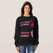 Sweatshirt What Men Think Women Want What Women Really Want c (Devant entier)