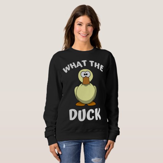 Sweatshirt What the Duck 1 (Devant entier)