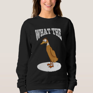 Sweatshirt What The Duck Duck Morning Grouch Coffee Rubber Du