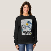 Sweatshirt Whatever Floats Your Goat Goat river floating (Devant entier)