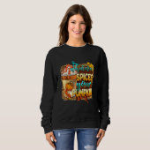 Sweatshirt Whatever Spices Your Pumpkin Leopard Pumpkin Fall (Devant entier)