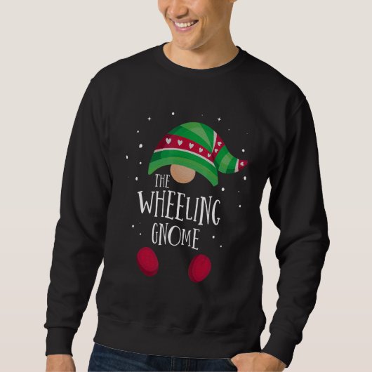 Sweatshirt Wheeling Gnome Family Matching Christmas Pajamas (Devant)
