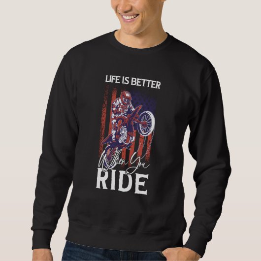 Sweatshirt When You Ride Motorcycle (Devant)