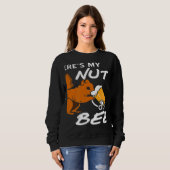 Sweatshirt Where's My Nuts OOHH BEER  Squirrel Present (Devant entier)