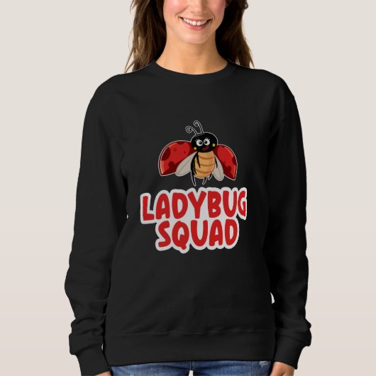 Sweatshirt Whimsical Ladybug Quad Kawaii Anime Bugs (Devant)