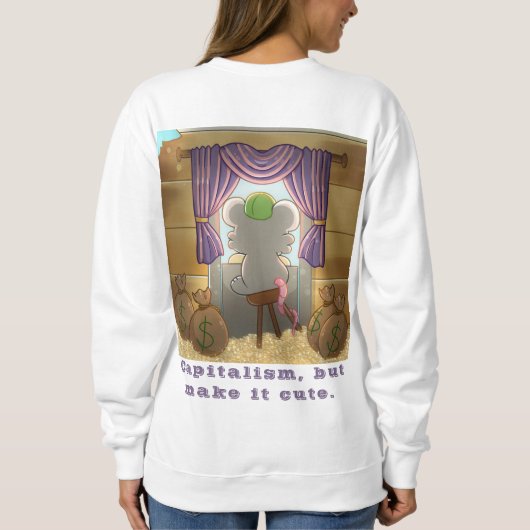 Sweatshirt Whimsical Mouse Vendor (Dos)