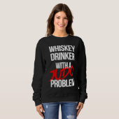 Sweatshirt Whiskey Drinker With a Judo Problem  Judoka Workou (Devant entier)