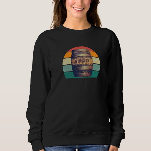 Sweatshirt whiskey glass scotland barrel keg barrels alcohol  (Devant)