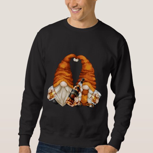 Sweatshirt Whiskey Lover Gardener Couple Aime Boire Et F (Devant)
